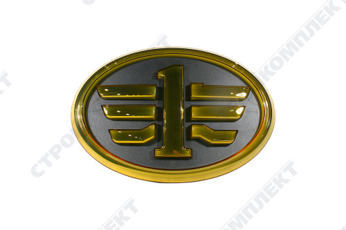 Эмблема передняя LED FAW J7 ( gold ) [5302810-H43-C00/A] 