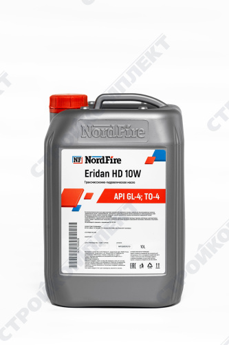 Масло трансмиссионное NordFire Eridan HD 10W (канистра 10L) [NFTE000010/10]