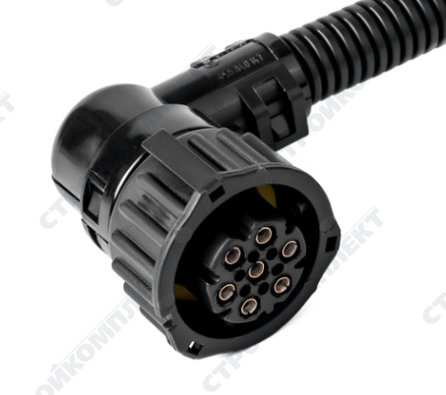 Разъём байонет угловой (7 контактов) [AX5031]