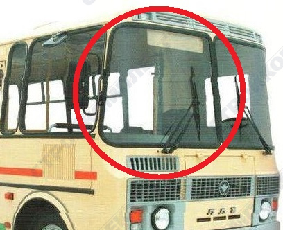 Стекло ветровое прав. [3205-5206010]