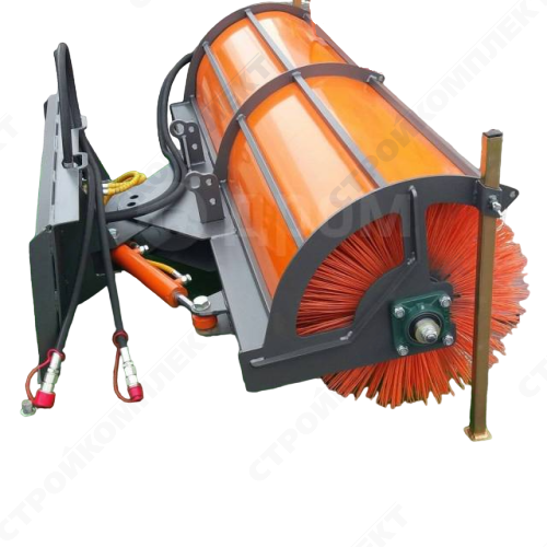 Щетка открытая 1800мм с гидравлическим поворотом диаметр ворса 550мм на SSL [MS]