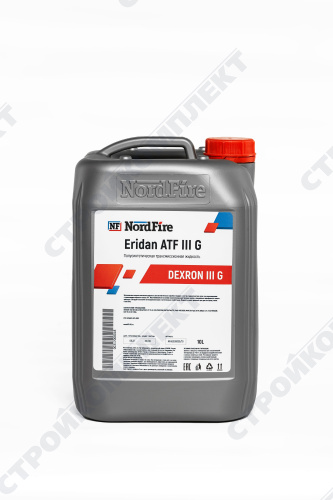 Масло трансмиссионное NordFire Eridan ATF III G (канистра 10L) [NFAE000003/10]