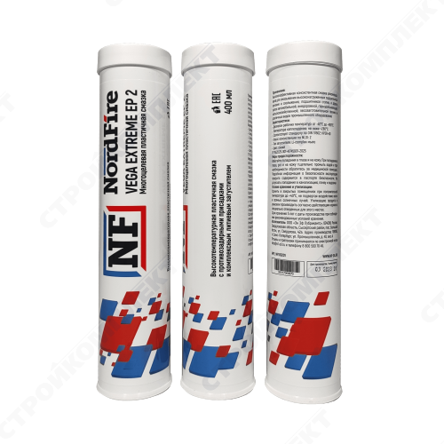 Смазка пластичная NordFire Vega Extreme EP 2 (патрон 400 мл) [NF100201]