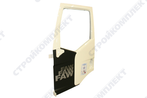 Левая передняя дверь в сборе (белый) [6100055-B35/A]