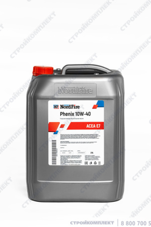 Масло моторное NordFire Phenix 10w-40 (канистра 20L) [NFME001040/20]