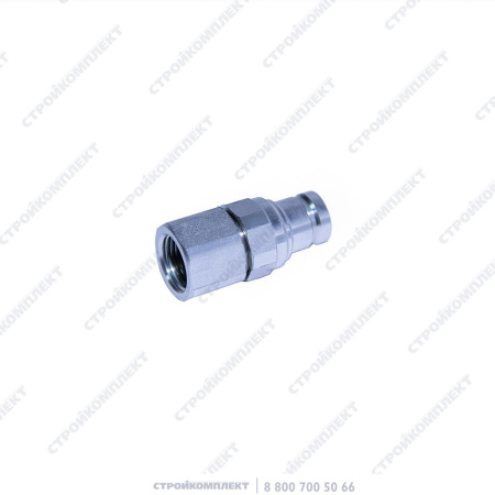 БРС 1/2" BSP (Папа) LSQ-FF-03PF-G1/2 (ниппель, тело 3/8) (аналог) [45/910500]
